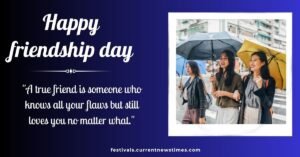 Friendship Day is being celebrated